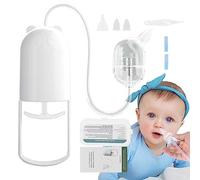 Aspirador nasal para bebés | nariz para niños, sin ruido Booger Sucker | Manual, succión nariz para bebés, succionador mocos, succionador mocos, y seguro para