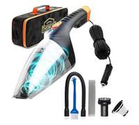 Aspirador Para Coche de Alta Potencia - Aspirador Portátil Automático con Cable de 110W 12v Para la Limpieza Interior de Automóviles - ThisWorx TWC-02
