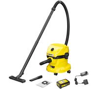 Aspirador Sin Cable WD 2-18 12L 270W (Amarillo/Negro) - KARCHER