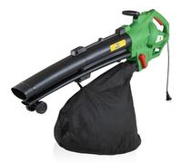 Aspirador Soplador Triturador Eléctrico 3 en 1 de 3000 W, 270 km/h - Bolsa de 45 L - Reduce en un 90% el Volumen de Residuos y Hojas - Confort Ergonómico - Uso Prolongado Sin Esfuerzo