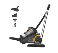 Newlux - Aspiradora sin Bolsa Potente (20Kpa) InfinityPower V4500 con Sist. Ciclónico, Depósito 3L XXL, Filtro HEPA 13 y 6 Fases de filtrado | Cepillo Rotativo de Animales | Potencia Regulable