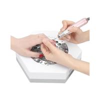Aspirador Uñas, Aspirador de uñas multifuncional 80W, colector polvo gran potencia, succión con interruptor giratorio, herramienta Arte