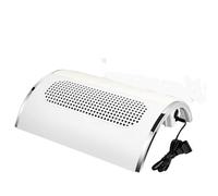 Aspirador UñAs,Colector de Polvo de UñAs Aspirador De Polvo For Uñas Profesional Con 3 Ventiladores Y Potente Succión Manicura(2 PLUG (220-240V))