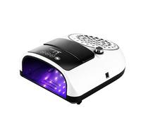 Aspirador Uñas, Lámpara de uñas profesional 2 en 1 alta potencia, 186W, aspiradora LED, lámpara secado l for , recolector polvo con filtros, herramienta for salón