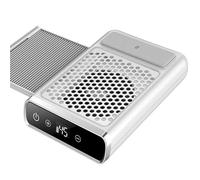 Aspirador Uñas Profesional,Aspirador Uñas Aspiradora de uñas alta potencia for manicura, recargable, con filtro extraíble y ajustable(80W-3,U Plug)