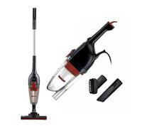 SOGO Aspiradora sin Cable 2 en 1 Ciclónico Vertical y Manual con Accesorios - Aspirador con Cable 600W con Filtro HEPA Lavable de Alta Potencia - Tecnología Ciclónica y Eficiencia Energética Clase A