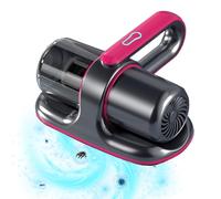Aspiradora Antiacaros para Colchones, 13KPa Aspirador Antiácaros con UV-C 100W Aspiradora de Mano con Filtro HEPA, destruye el 99,99% de Todos los ácaros para Colchones y Sofás (Gris)