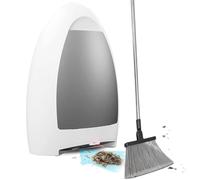 Aspiradora automática sin contacto, cubo de basura con sensor automático de 1000 W, aspiradora doméstica de 3.6 L para salón, cocina, pelo de mascotas y polvo de suelo, blanco