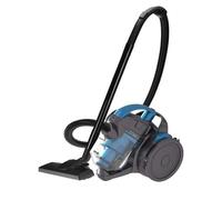 Aspiradora con cable potente de 2000 W con succión ciclónica, cilindro ligero con cable de 5 m con rebobinado automático, depósito de polvo sin bolsa de 1,8 L, diseño silencioso para alfombras, suel