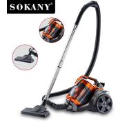 Aspiradora de 3600W, 15000PA A, filtración multiciclónica, aspiradora con núcleo, suelos duros, alfombras, pelo FET 15000pa