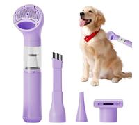 Aspiradora de aseo para perros - Dispositivo portátil inalámbrico de limpieza y aseo - Removedor de pelo silencioso multifunción para mascotas - Coche, hogar, dormitorio, cocina, oficina, dormitorio,