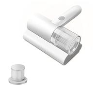 Aspiradora de cama con luz UV, máquina limpiadora de colchón, aspiradora de colchón de mano, 10 Kpa, succión fuerte, potente limpieza profunda, elimina ácaros y polvo para sofá cama
