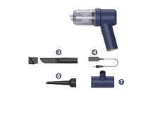 Aspiradora de coche 2 en 1 80000 Pa con carga inalámbrica, soplador aire comprimido mano alta potencia for el hogar y la oficina