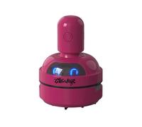 Aspiradora de escritorio de dibujos animados, mini limpiador de escritorio, aspiradora de virutas de borrador, limpiador de polvo de teclado, portátil, lindo, para oficina de estudiantes