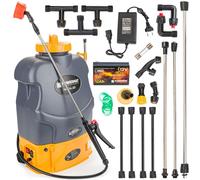 Aspiradora De Espalda A Batería 15 Ah Pulverizador De Presión Fertilizante 20 L