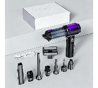 Aspiradora de Inalámbrica de 22000PA, Aspiradora de Coche Portátil de Potencia y Plumero de Aire, Multi-Boquilla, Filtro Lavable para Limpieza de Coche, Hogar, Oficina, Pelo de Mascotas