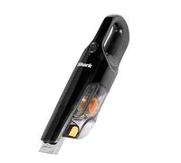 Aspiradora de mano inalámbrica Shark con herramienta para mascotas, herramienta para grietas y cepillo para polvo, 80 W, 0,45 litros, tiempo de funcionamiento de 10 minutos, filtro lavable, negro y
