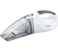 Severin HV 7144, Aspiradora manual para sólidos y líquidos, batería de iones de litio de 7.4 V, Incluye cable 12V para encendedor de coche y 3 accesorios, S´POWER home & car Li 20, Blanco/Rojo
