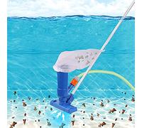 Aspiradora de Piscina, Aspirador de Piscina Manual, Aspiradora Piscina Pequeña, Kit Limpieza Piscina Desmontable, Kit de Limpieza Piscina, Aspiradora de Piscina Fondo, para Piscinas, Spas,con Guantes
