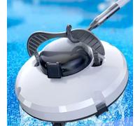 Aspiradora de piscina totalmente automática, limpiadores de piscinas inalámbricos inteligentes, robot limpiador de piscinas que trepa paredes, tiempo de funcionamiento de 120 minutos, estacionamiento