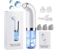 Aspiradora de poros, herramienta de succión ajustable para limpieza profunda con batería de 400 mAh, extractor ergonómico de ABS para nariz, dispositivo de belleza profesional de viaje para