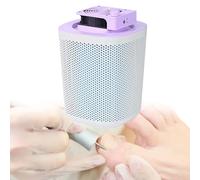 Aspiradora De UñAs Con Filtro Reutilizable, Potente Ventilador De 3600 Rpm, Aspiradora EléCtrica ExtraíBle, Herramienta Extragrande Para Manicura Y Pedicura.,Purple