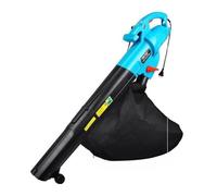 Aspiradora eléctrica 2 en 1, colectora de polvo/sopladora, trituradora hojas for jardín, aspiradora, sopladora, 3000 W para uso de bricolaje