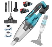 Aspiradora inalámbrica con 2 baterías de 3,0 Ah, 3 en 1 | Compatible con batería Makita de 18 V, aspiradora multifunción fuerte, para casa y coche, pelo de animal