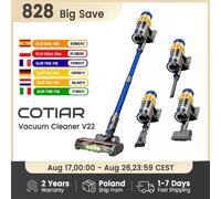 Aspiradora inalámbrica COTIAR V22 650W 55kPa para electrodomésticos aspiradora de mano Vertical batería extraíble para hogar inteligente Blue