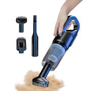 Aspiradora inalámbrica para automóvil: limpiador portátil recargable, extractor de polvo multifuncional para interiores de vehículos, hogar y oficina, diseño de mano para pisos, asientos, esta