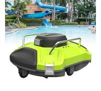 Aspiradora inalámbrica para piscinas, robot automático con batería de 5000 mAh, resistente al agua IPX8, capaz de trepar paredes, ideal para piscinas elevadas y enterradas, con estacionamiento autom