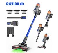 Aspiradora Inalámbrica Portátil COTIAR R11 de 500W y 50000PA para el Hogar, con Depósito de Polvo de 1.2L y Batería Extraíble R11-Purple