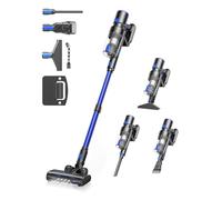 Aspiradora inalámbrica, potente aspiradora vertical y escoba eléctrica, ligera, recargable y portátil, ideal para alfombras, pelo de mascotas, limpieza del hogar y del coche.