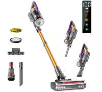 Aspiradora Inalámbrica VAKERR S17 Pro 550W/55KPA, Aspiradora Vertical de 60 Minutos de Autonomía para el Hogar, Aspiradora Anti-Enredos
