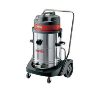 Aspiradora industrial en húmedo y en seco starmix, recipiente de acero inoxidable de 78 l