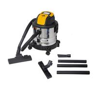 Aspiradora Industrial Klack 1200W Multiuso Sólidos Líquidos 20L