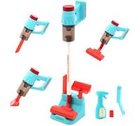 Aspiradora infantil, juguete con luz y música, juego de rol, kit de limpieza para niños, aspiradora con función de vacío