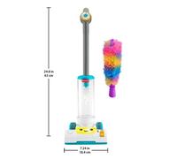 Aspiradora Juguete Fisher-Price Laugh & Learn 2 en 1 con Plumero Luces y Música