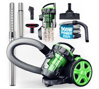 Aspiradora multiciclónica sin bolsa 900W Verde