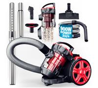 Aspiradora multiciclónica sin bolsa roja 900W