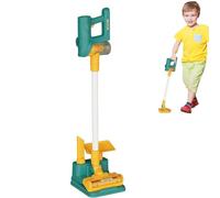 Aspiradora para niños que realmente funciona, aspiradora de juguete desmontable realista con efectos de sonido y succión de trabajo, desarrollo interactivo de habilidades para niños pequeños mayores