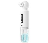 Aspiradora removedora de puntos negros, 4 modos de limpieza de poros, extractor de puntos negros de circulación de agua con 6 sondas, dispositivo de belleza facial recargable para todo tipo de piel
