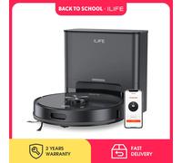 Aspiradora Robótica ILIFE T20s Ultra con Estación de Autovaciado, Succión de 10000 Pa, Batería de 4600 mAh, Tiempo de Funcionamiento Máximo de 300 Minutos