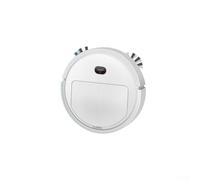 Aspiradora robótica inteligente que combina una potente operación silenciosa de succión y trapeador automático para tareas diarias de limpieza del hogar (blanco)