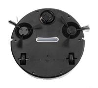 Aspiradora robótica ultrafina, 18 x 18 x 6 cm, robot de limpieza de suelos inalámbrico para pelo de mascotas, robot de limpieza de suelos con navegación inteligente, fregona recargable y para HOOVER