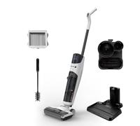 Aspiradora sin Cable 2 en 1 Aspira y Friega, Aspirador Escoba Inalámbrico para Hogar, Limpieza Rápida en Seco y Húmedo, 30 min Autonomía, Depósito Agua Separado, FAGOR Ares Vortex Duo