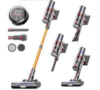 Avalsor Aspiradora sin Cable,550W/45KPa/70Mins Escoba Aspiradora Sin Cable,1.5L Aspiradora,Aspirador sin Cable con Pantalla Táctil LED y Cepillo Antienredos,para Suelo/Alfombra/Pelos de Animales