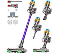 Aspiradora sin Cable 55KPA 650W 70Mins,Escoba Aspiradora sin Cable de 1,8 L, Aspiradora Vertical sin Antienredos/Pantalla LED/Autoportante, Adecuada Para Pelo Demascotas, Alfombras y Suelos de Madera