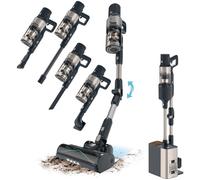 Cecotec Aspiradora Escoba Sin Cable Conga Rockstar 5500 Hurricane Station Pet Flex, Max 220AW 700W, Base Autovaciado, Hasta 90min Autonomía, Cepillo antienredo, Tubo flex, Ciclón paralelo, Acc mascota