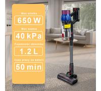 Aspiradora vertical inalámbrica BERGMANN PUX 728 de 650 W.